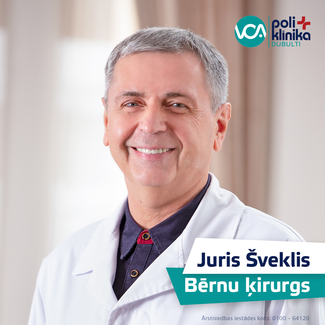 Bērnu ķirurgs Juris Šveklis