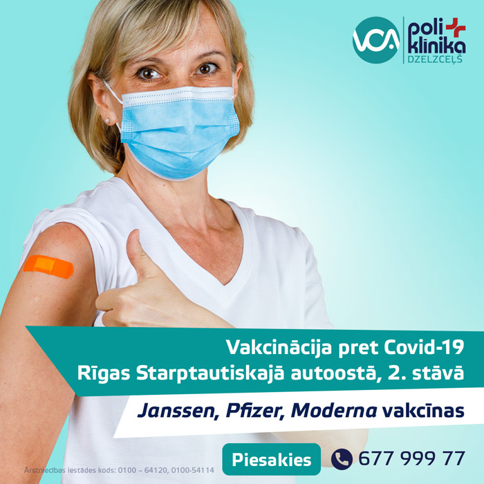 Vakcinācija pret Covid-19 Rīgas Starptautiskajā autoostā