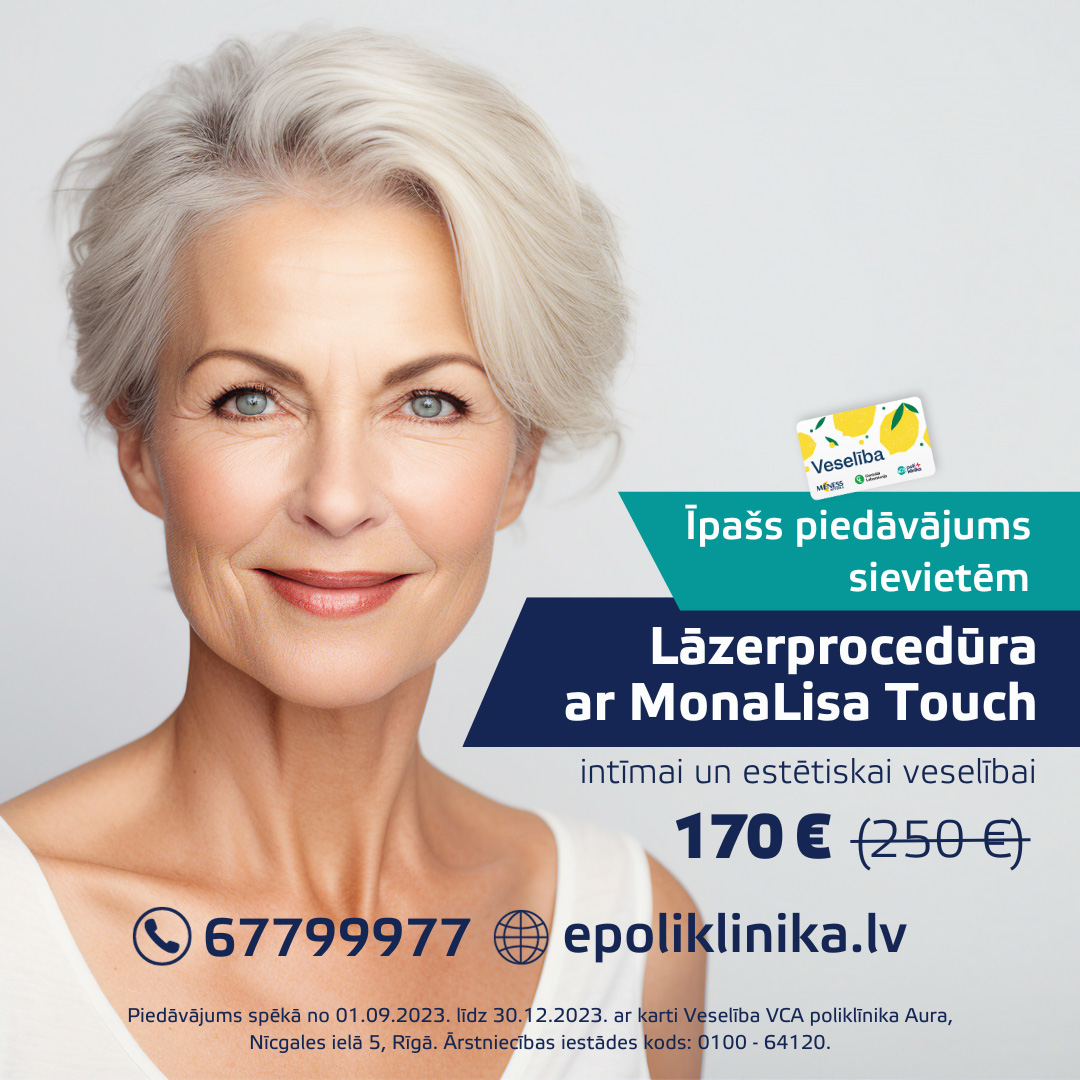 VCA poliklīnika Aura - Lāzerprocedūras ar Monalisa Touch