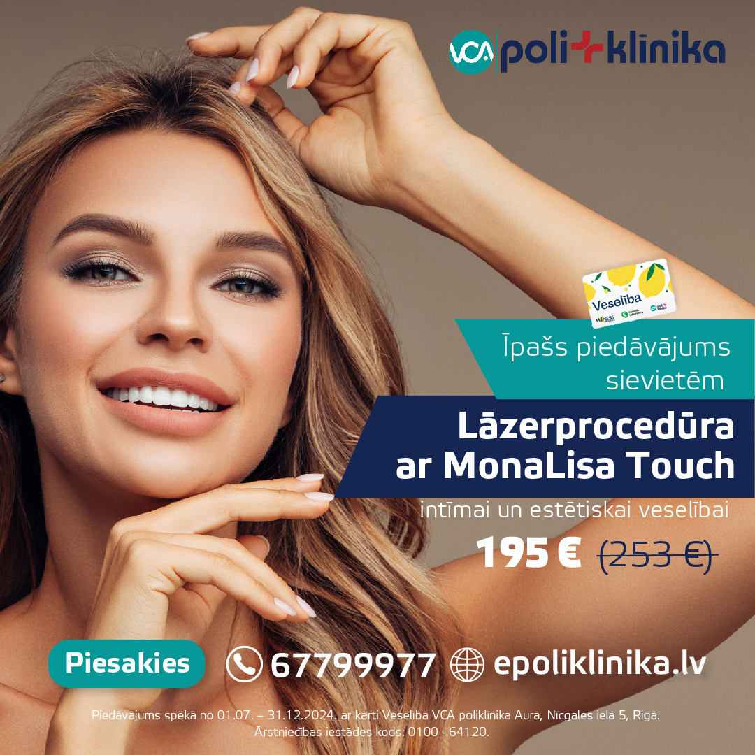 VCA poliklīnika Aura - Lāzerprocedūras ar Monalisa Touch