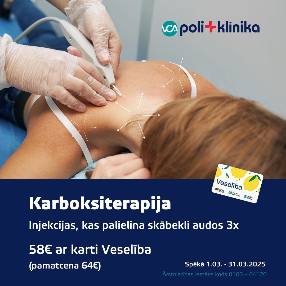 VCA poliklnika Plavnieki Karboksiterapija