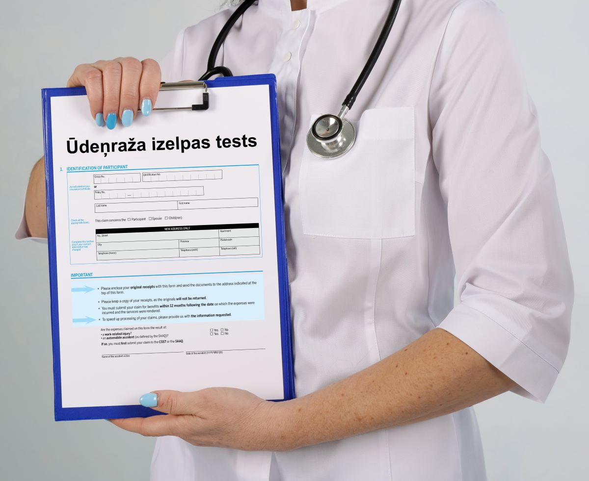 Udensraza izelpas tests VCA