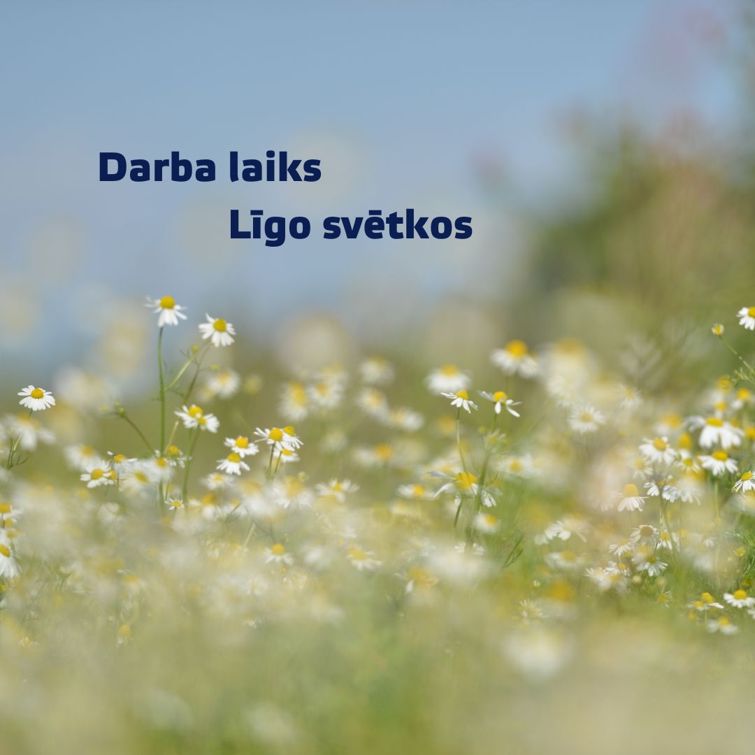Darba laiks Līgo svētkos