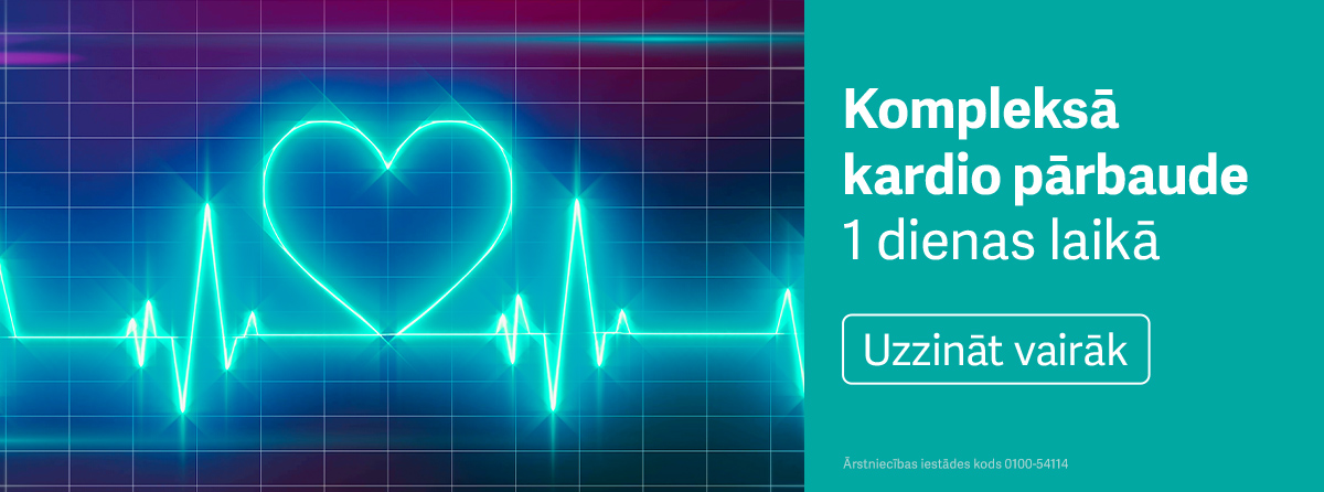 Doties uz sadaļu kardio pārbaude 1 dienas laikā