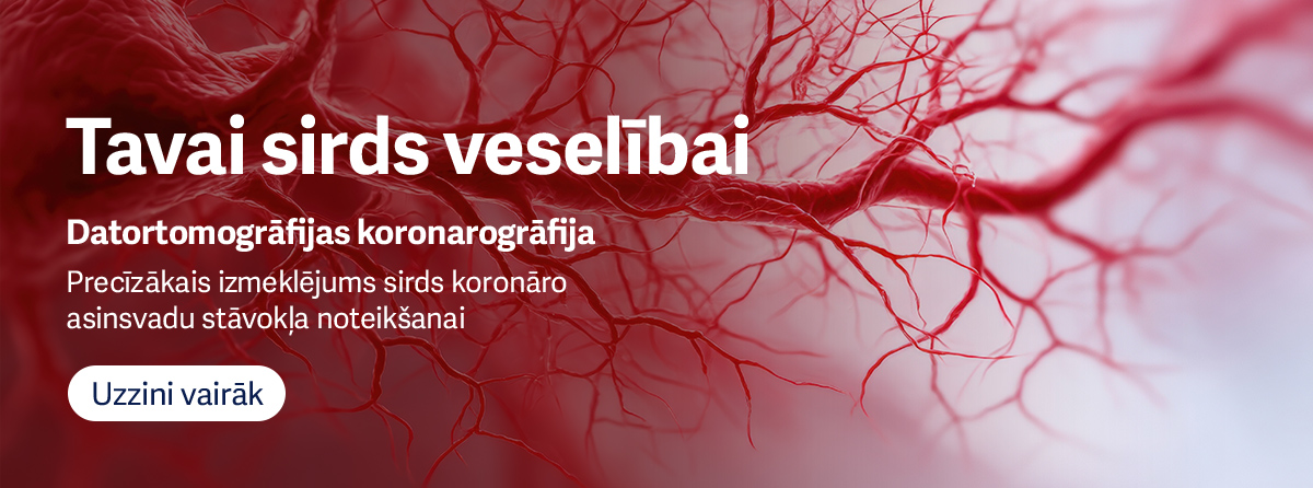 Datortomogrāfijas koronarogrāfija Doties datortomogrāfijas koronarogrāfiju