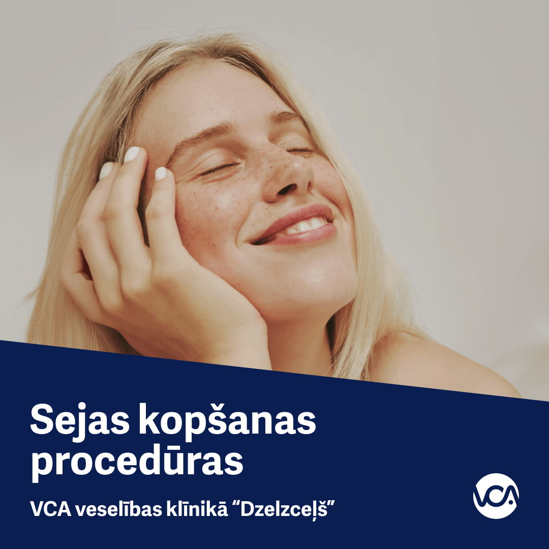 VCA Dzelzceļš sejas kopšanas procedūras