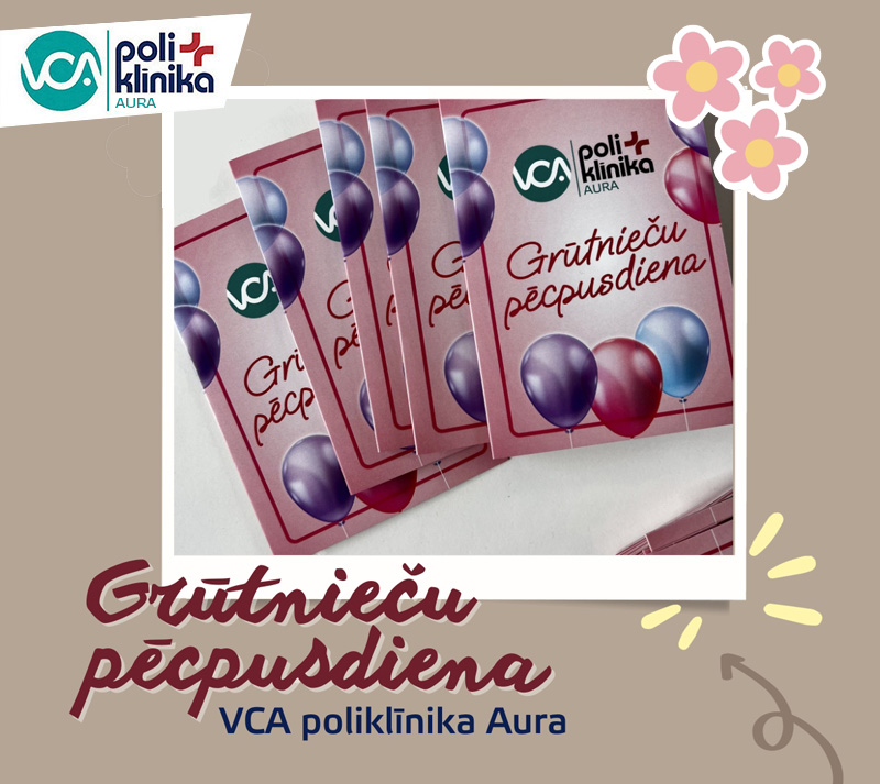 Grūtnieču pēcpusdiena VCA Sievietes veselības centrs Aura