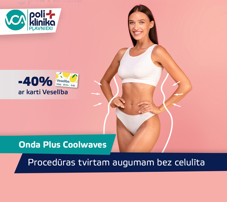 Onda plus Coolwaves® ir skulpturēšanas sistēma, kas ar mikroviļņu tehnoloģiju risina biežā
