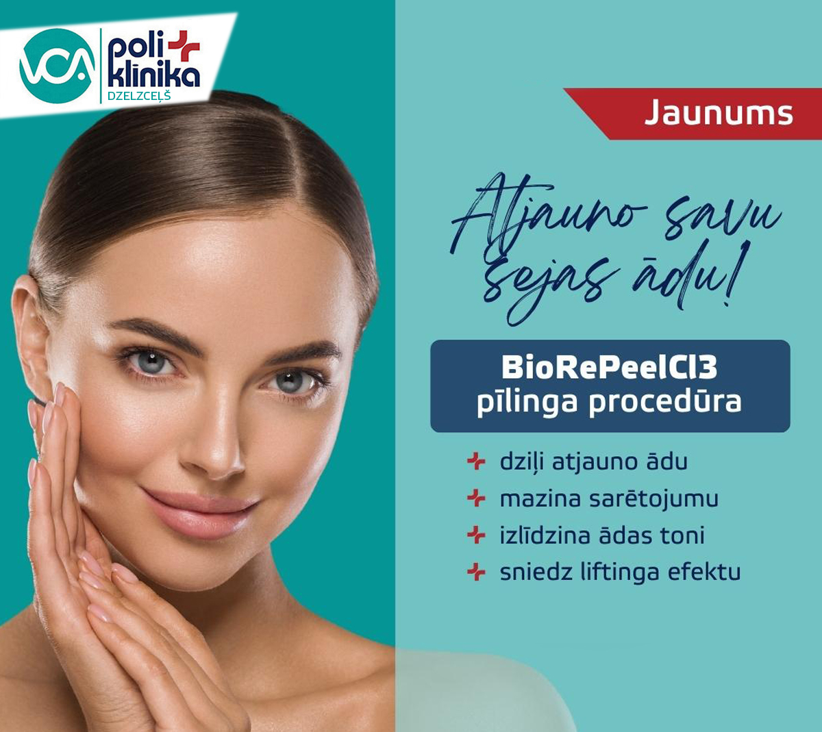 Revitalizējošs pīlings sejas ādai BioRePeelCl3