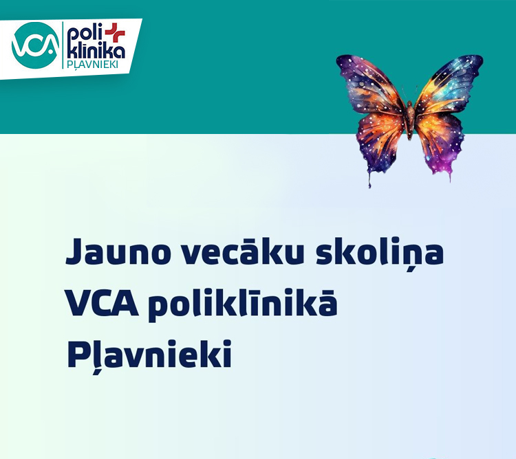 Jauno ģimeņu skoliņa VCA poliklīnikā Pļavnieki