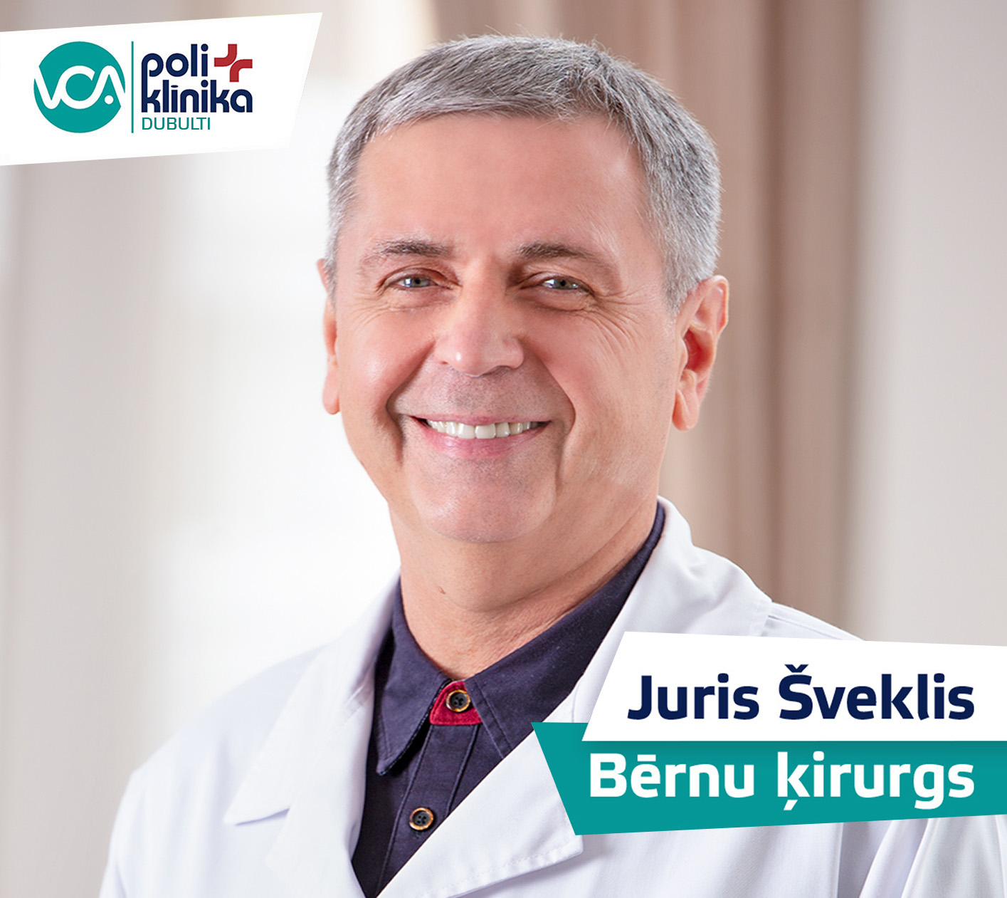 Bērnu ķirurgs Juris Šveklis