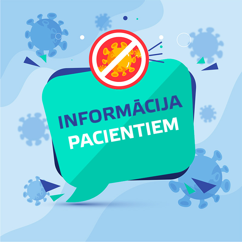 Svarīga informācija pacientiem un apmeklētājiem par VCA poliklīnikas darba organizēšanu