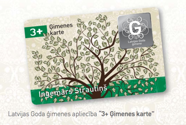 Atlaides VCA ar daudzbērnu ģimenes karti
