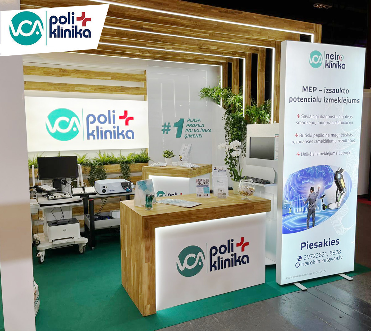 Veselības centru apvienība piedālās izstādē Medbaltica