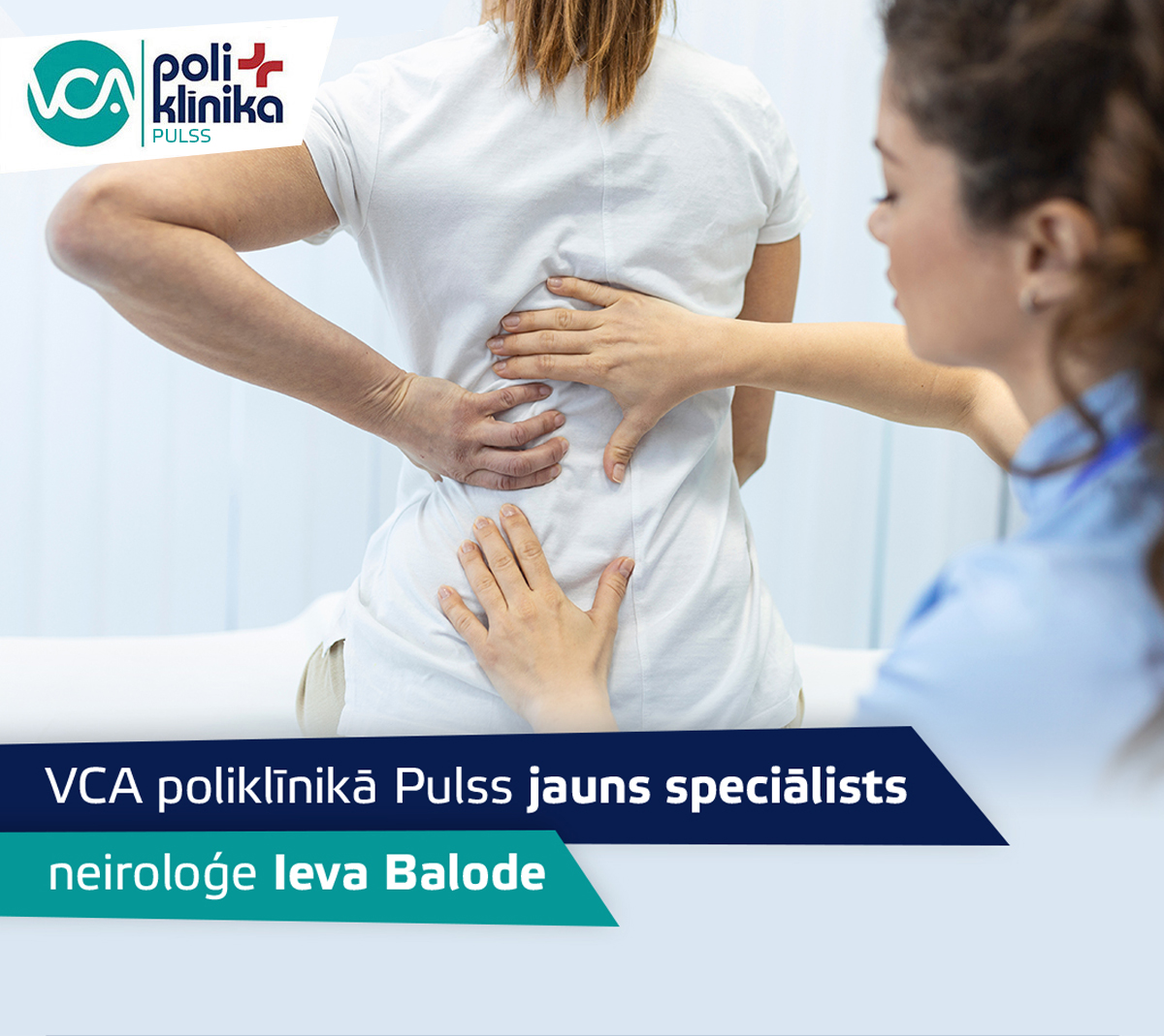 VCA poliklīnikā Pulss jauns speciālists - neiroloģe Ieva Balode