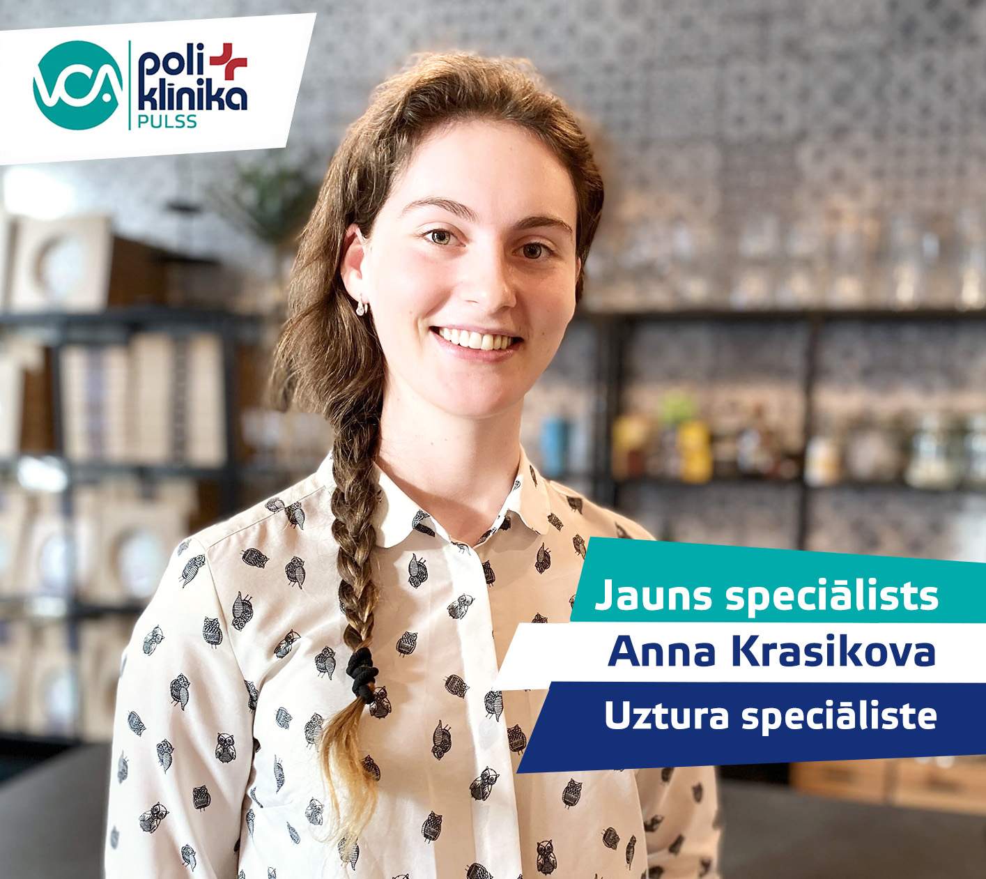 Jauns speciālists VCA poliklīnikā Pulss