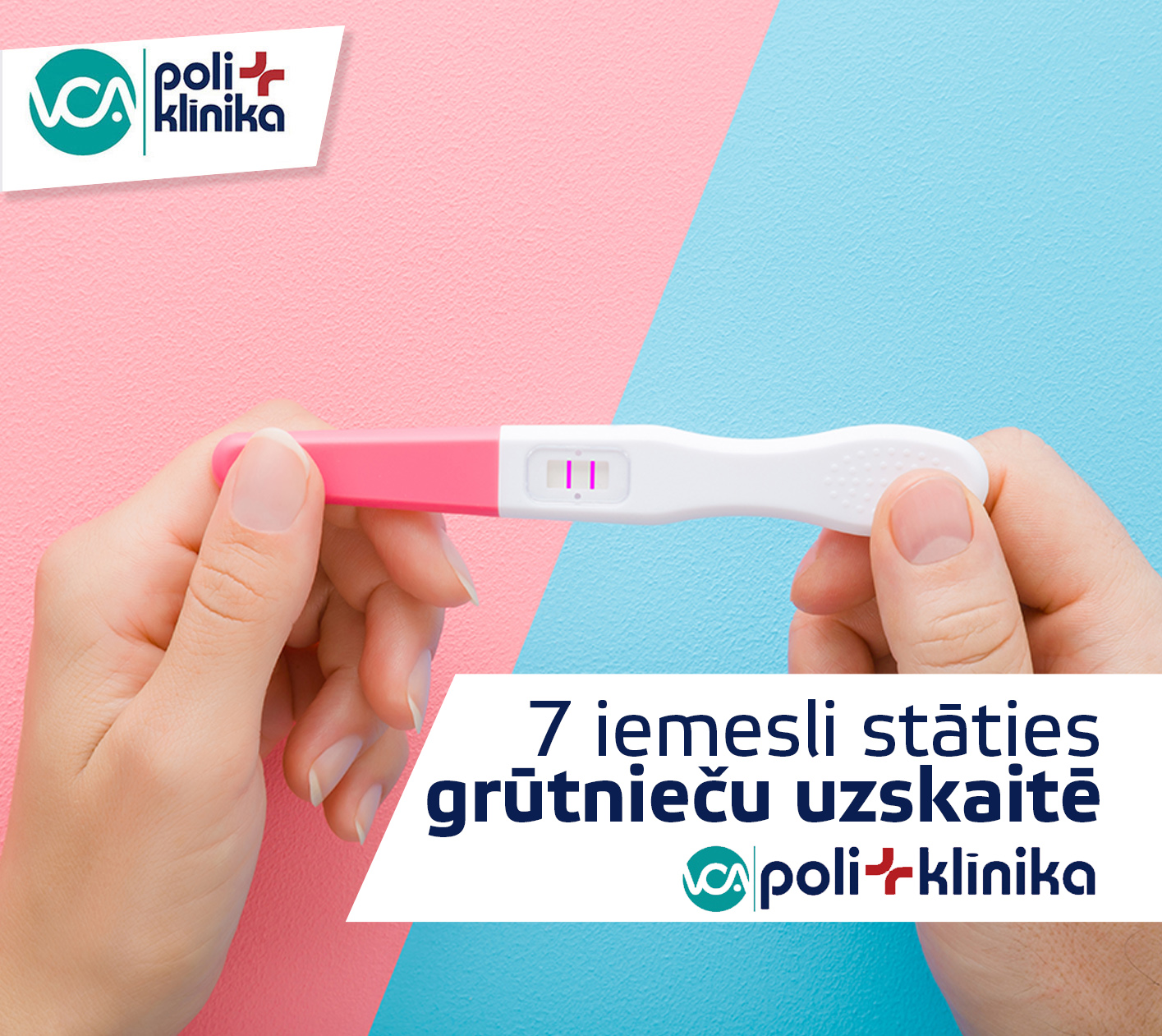 7 iemesli, kāpēc stāties grūtnieču aprūpes uzskaitē VCA poliklīnikās: