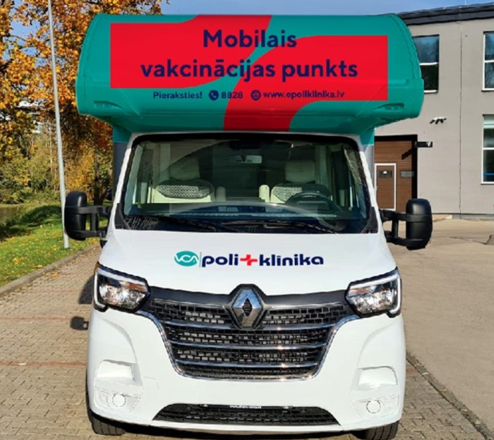 Nākamnedēļ pie iedzīvotājiem dosies Baltijā pirmais mobilais vakcinācijas punkts
