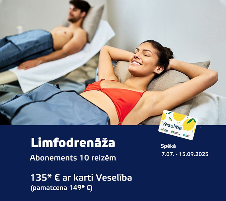 Limfodrenāžas procedūru abonements