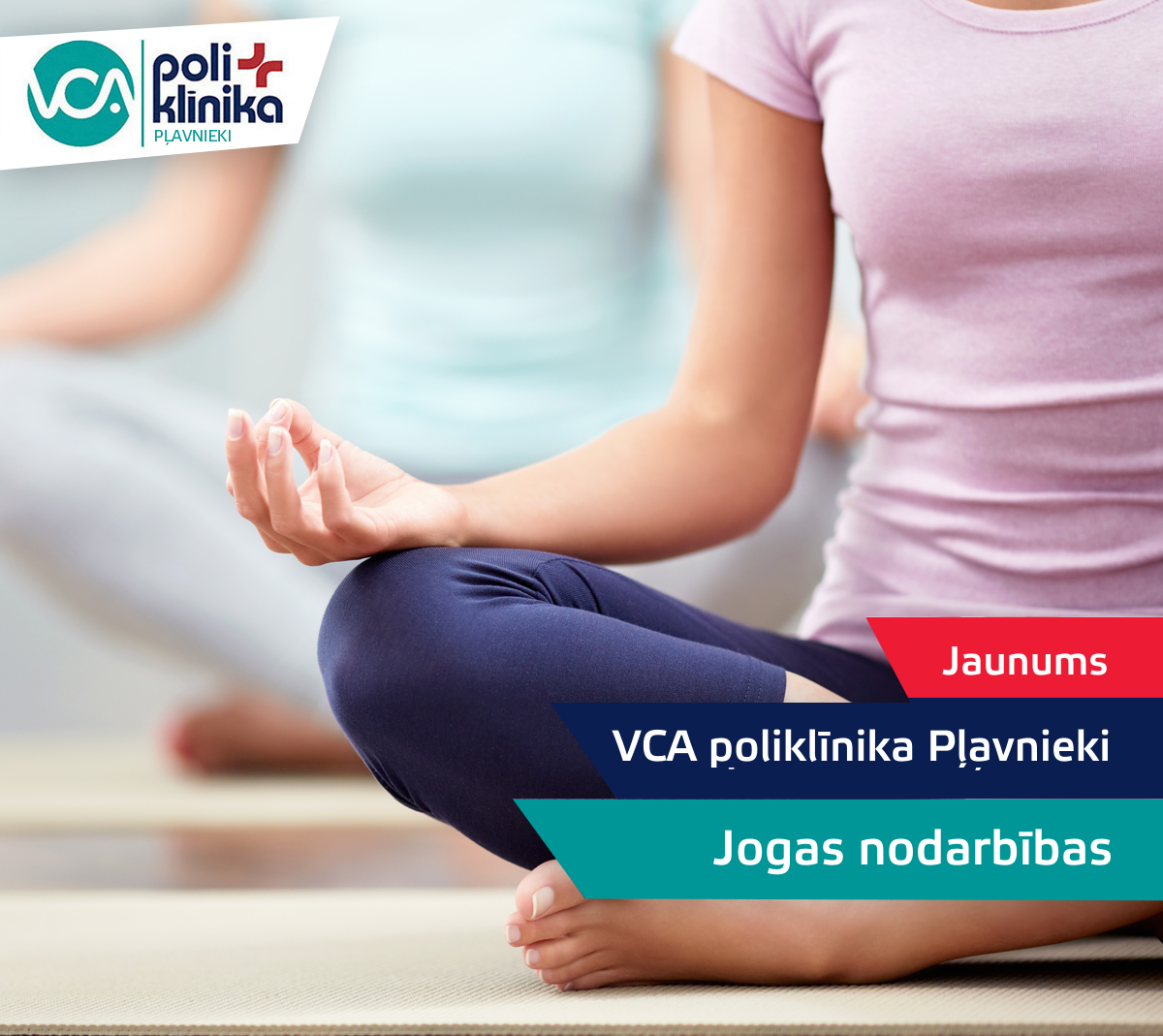 Apmeklē jogas nodarbības Pļavniekos