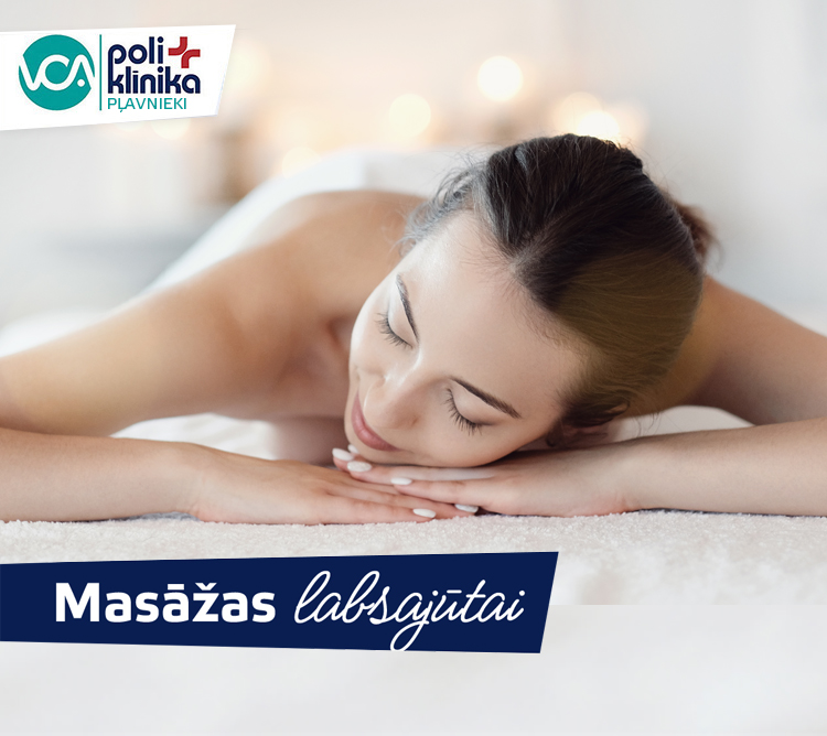 Izbaudiet masāžu un kartes VESELĪBA priekšrocības