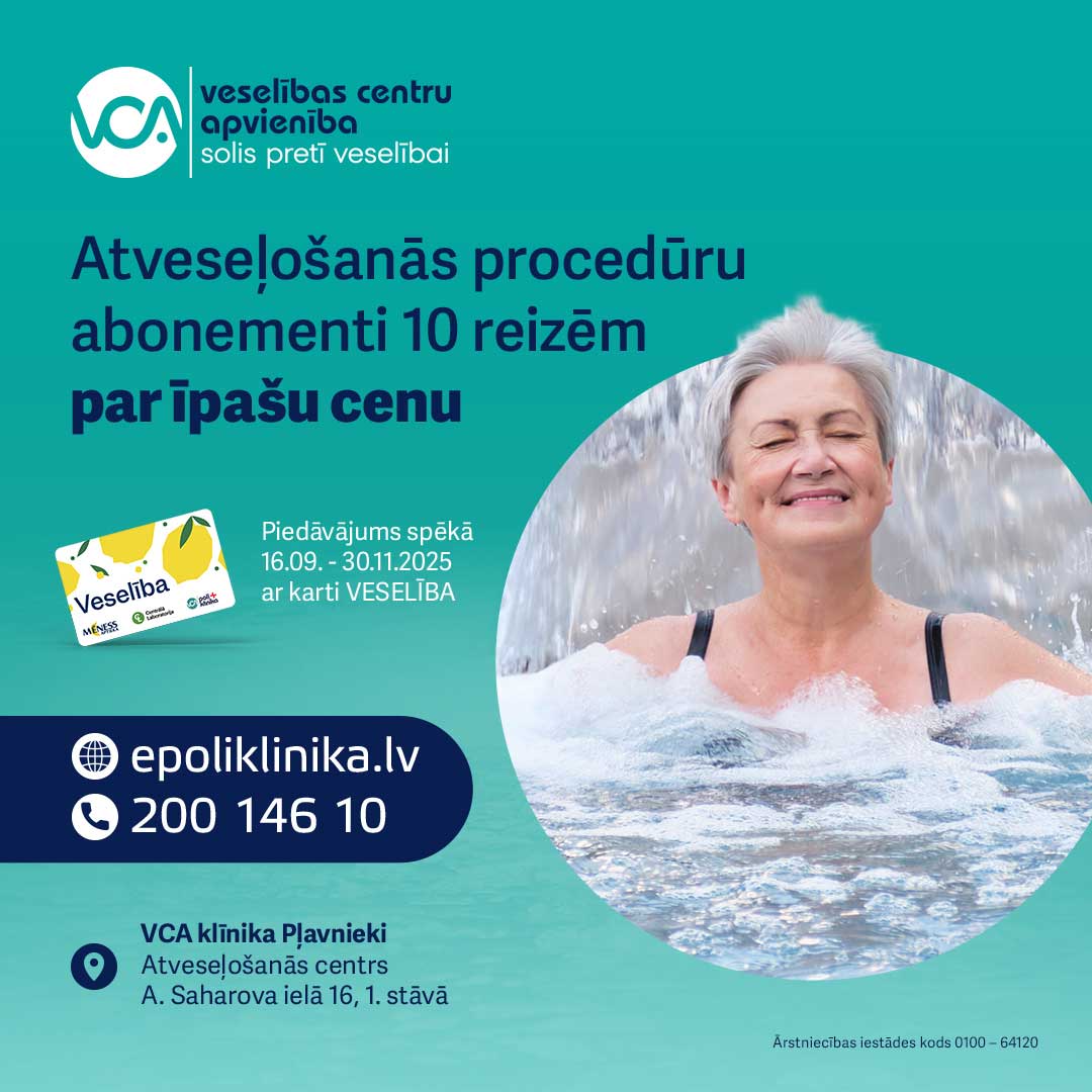 Ūdens procedūru un limfodrenāžas abonementi par īpašu cenu!