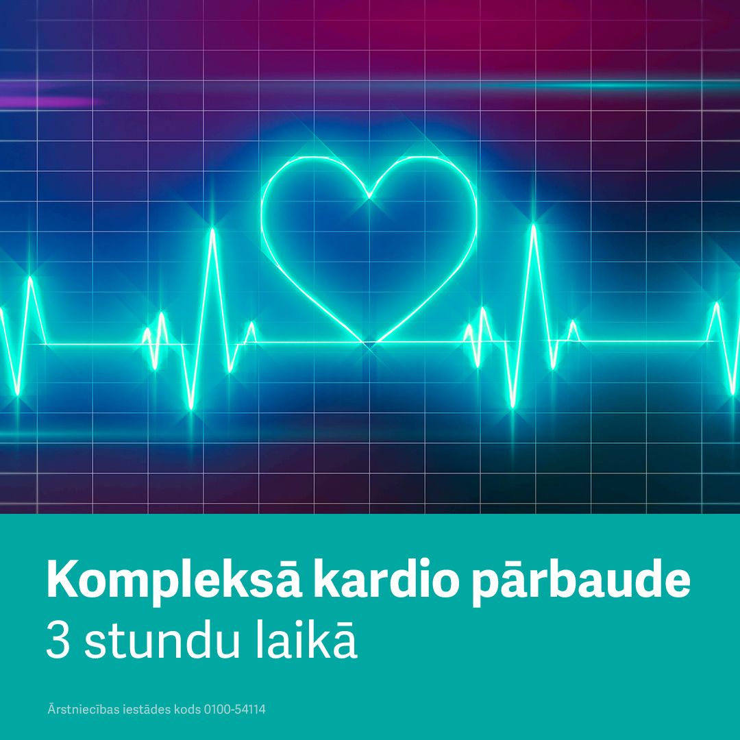 Kompleksā kardio pārbaude vienas dienas laikā