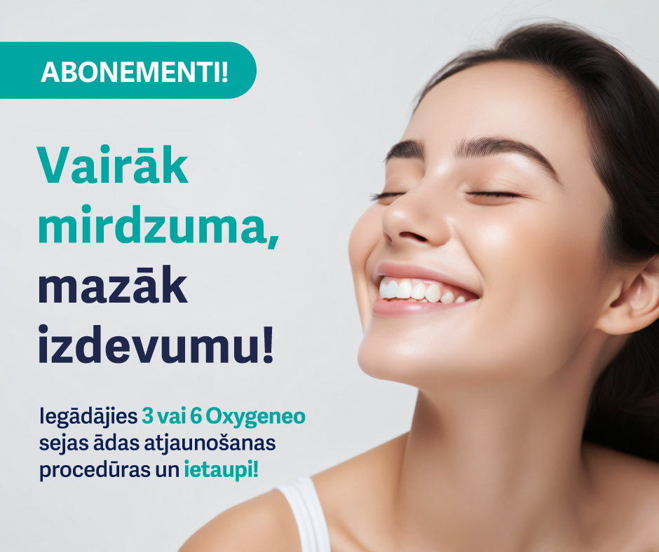 OxyGeneo procedūru abonements – gudra izvēle skaistumkopšanā