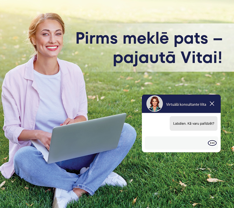 Darbu sāk VCA virtuālā konsultante Vita!